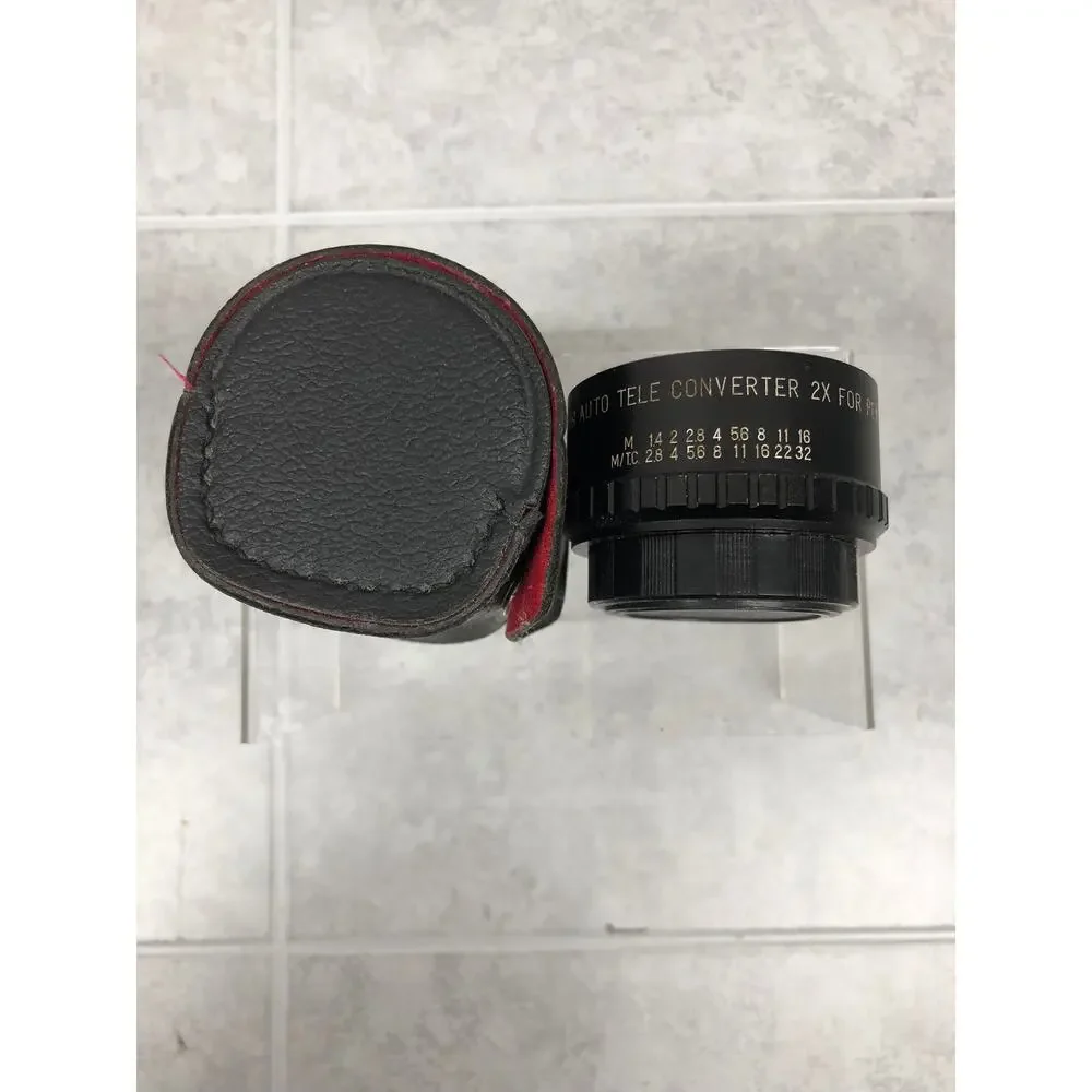 Telesar Auto Tele Converter 2X for Pentax with One Cap and Case